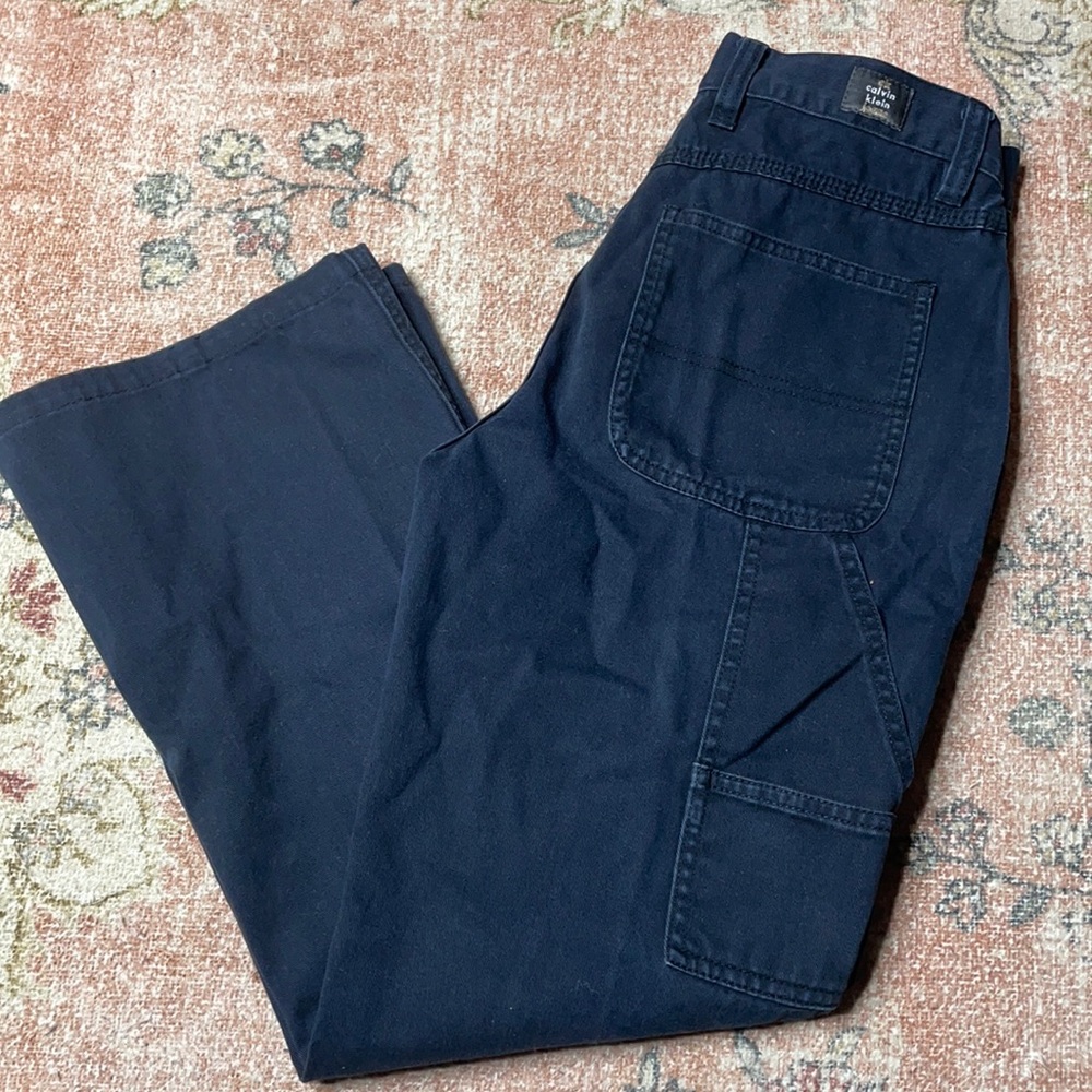 Calvin Klein jeans, carpenter pants size 5, navy